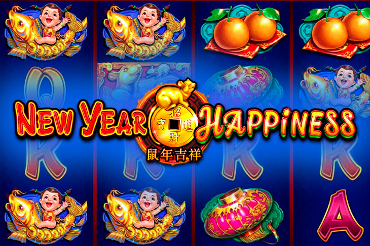 New Year Happiness - Ruby Play slot at Buran Casino Casino